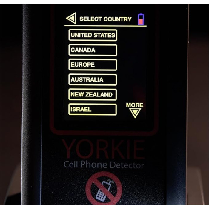 Yorkie Professional Handheld Mobile Signal Detector