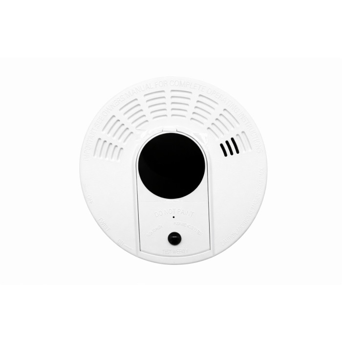 Long life wifi spy camera smoke detector with battery
