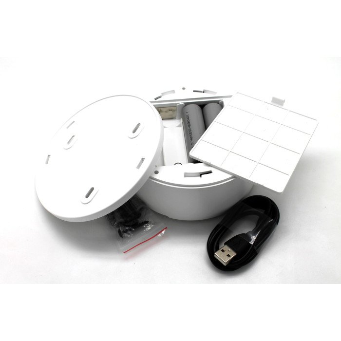 Long life wifi spy camera smoke detector with battery