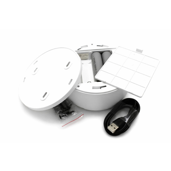 Long life wifi spy camera smoke detector with battery