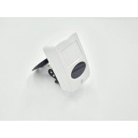 Long life IP covert camera with battery in alarm sensor