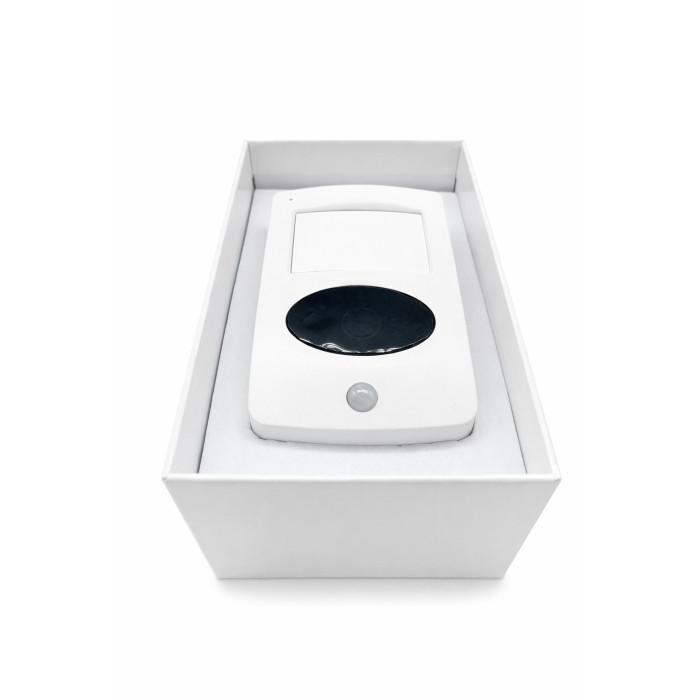 Long life IP covert camera with battery in alarm sensor